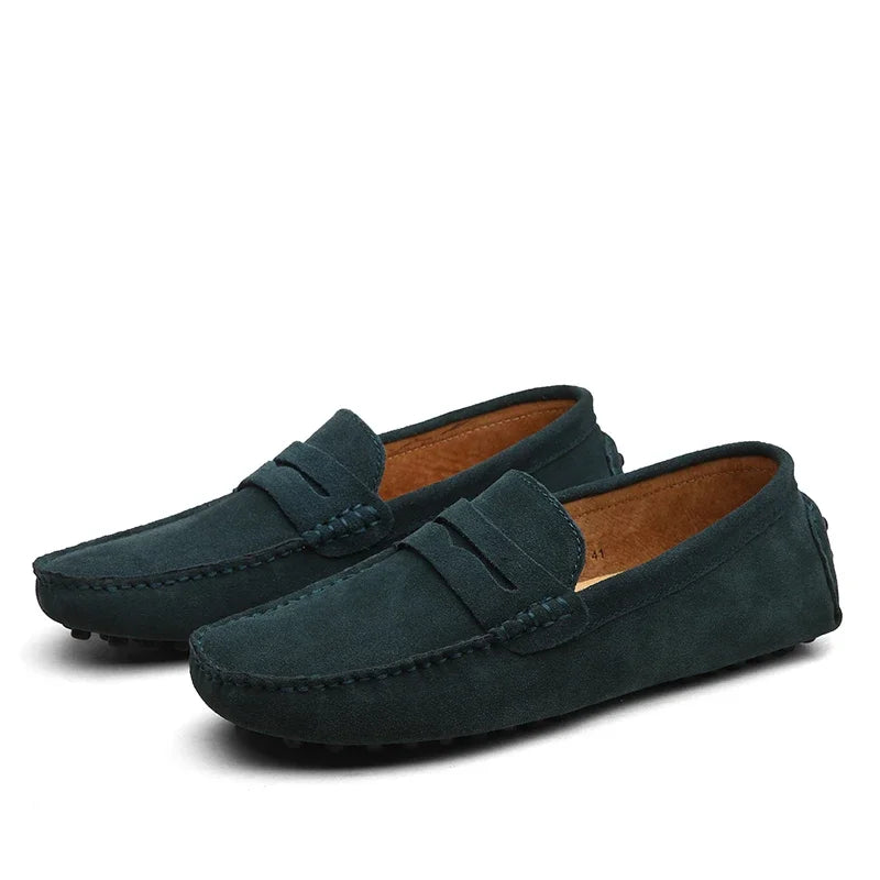 Herren Mokassin Felix – Veloursleder, klassisch, elegant
