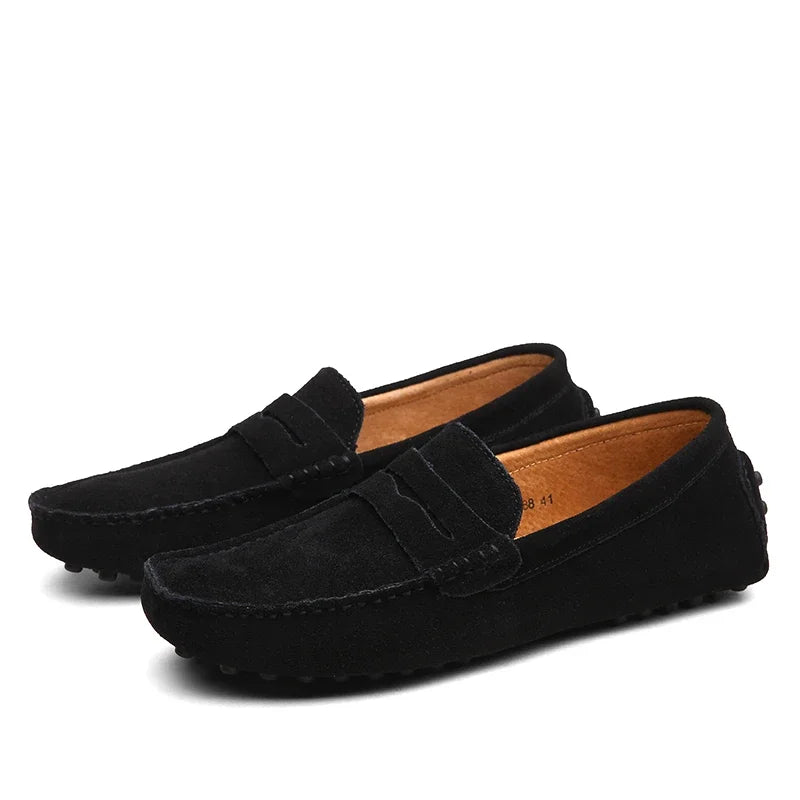 Herren Mokassin Felix – Veloursleder, klassisch, elegant