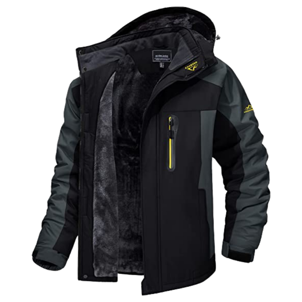 Herren Regenjacke Marcus – Wasserdicht, Kapuze abnehmbar
