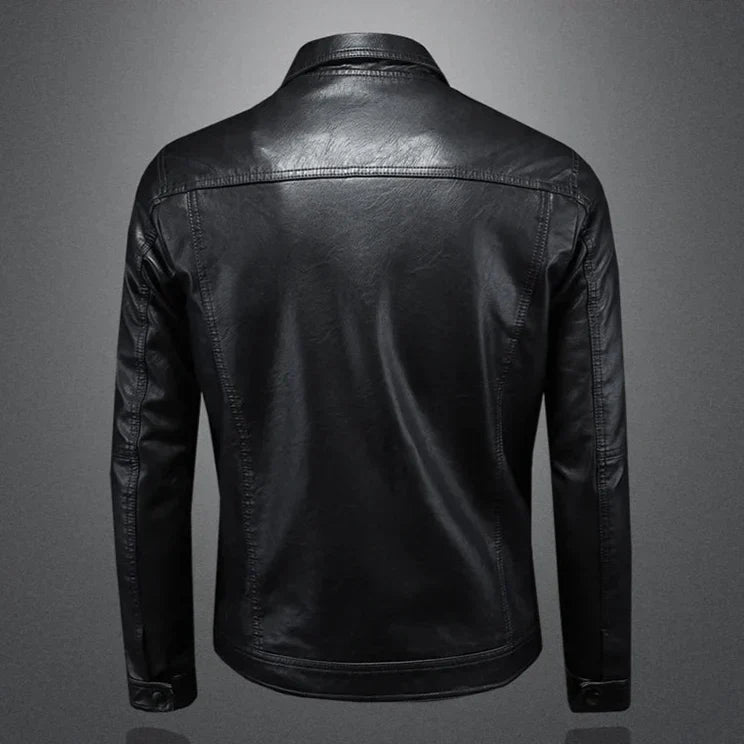 Herrenjacke Felix – Echtleder, moderner Schnitt, leicht