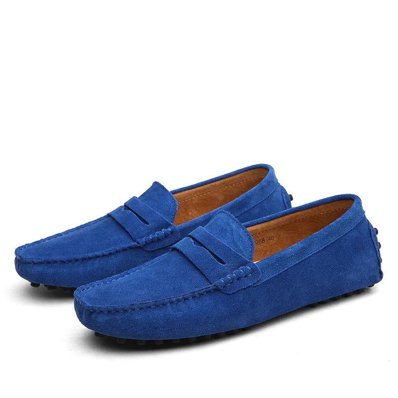 Herren Mokassin Felix – Veloursleder, klassisch, elegant
