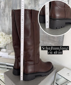 Damen Stiefel Langschaft Chira – Braun, Gefüttert