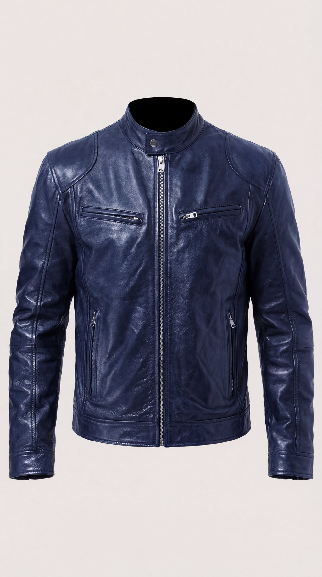 Herrenjacke Felix – Kunstleder elegant mit Futter