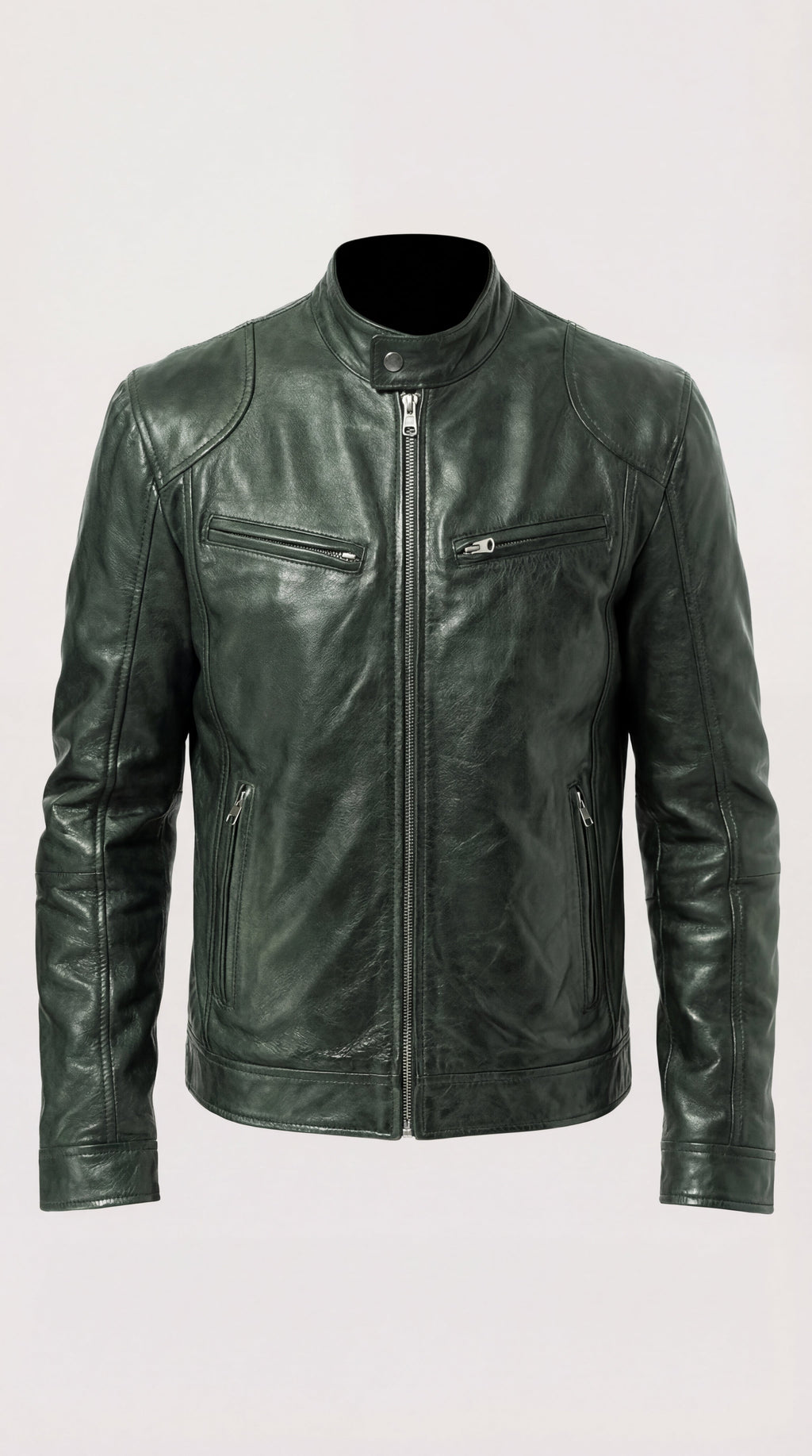 Herrenjacke Felix – Kunstleder elegant mit Futter