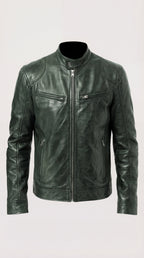 Herrenjacke Felix – Kunstleder elegant mit Futter