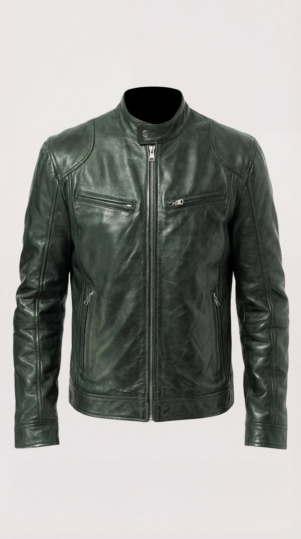 Herrenjacke Felix – Kunstleder elegant mit Futter