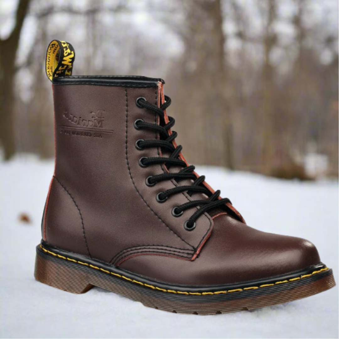Unisex Stiefel Felix – Schnürung, Synthetikleder, robuste Gummisohle