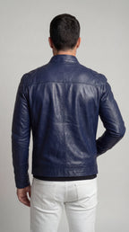Herrenjacke Felix – Kunstleder elegant mit Futter