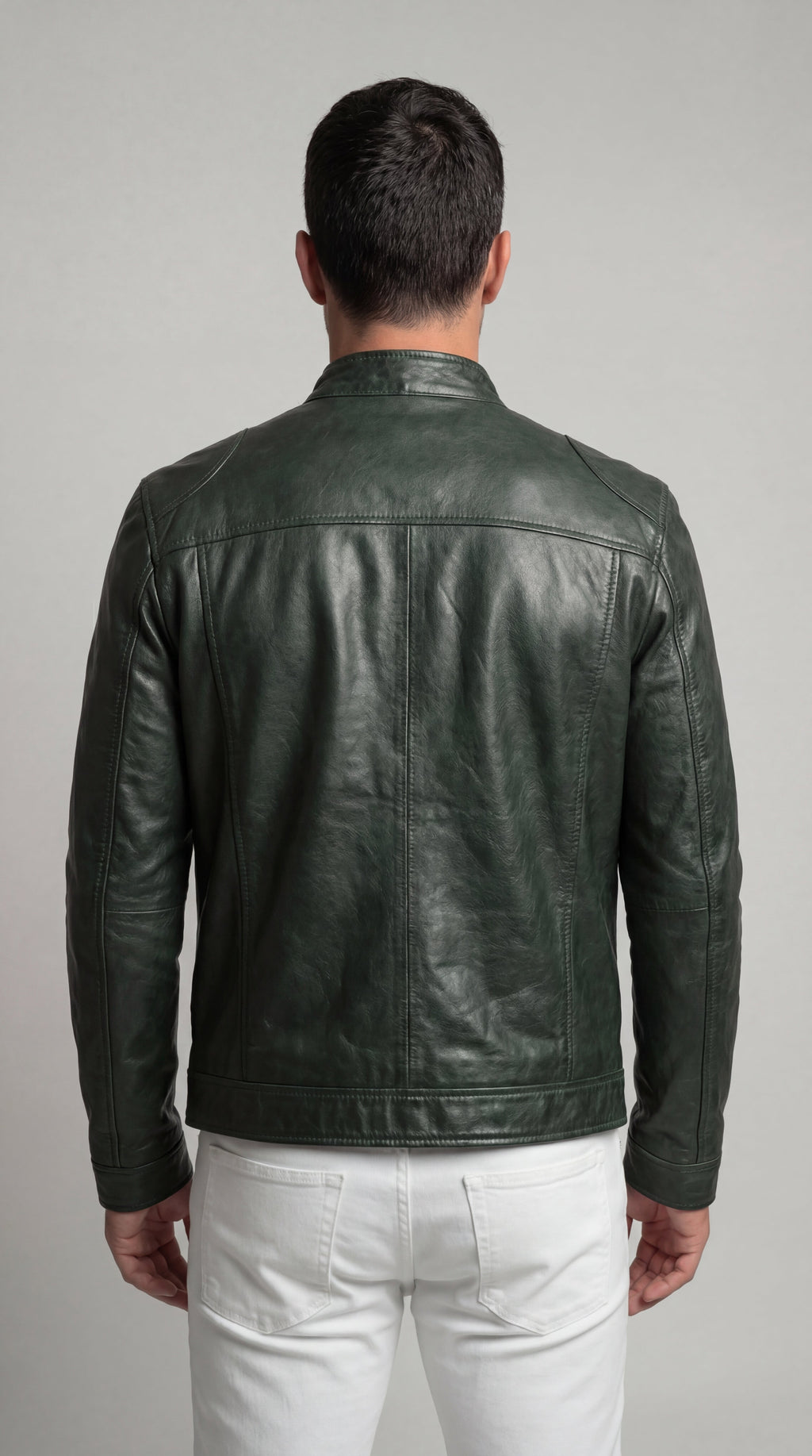 Herrenjacke Felix – Kunstleder elegant mit Futter