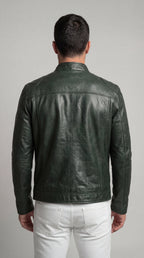 Herrenjacke Felix – Kunstleder elegant mit Futter