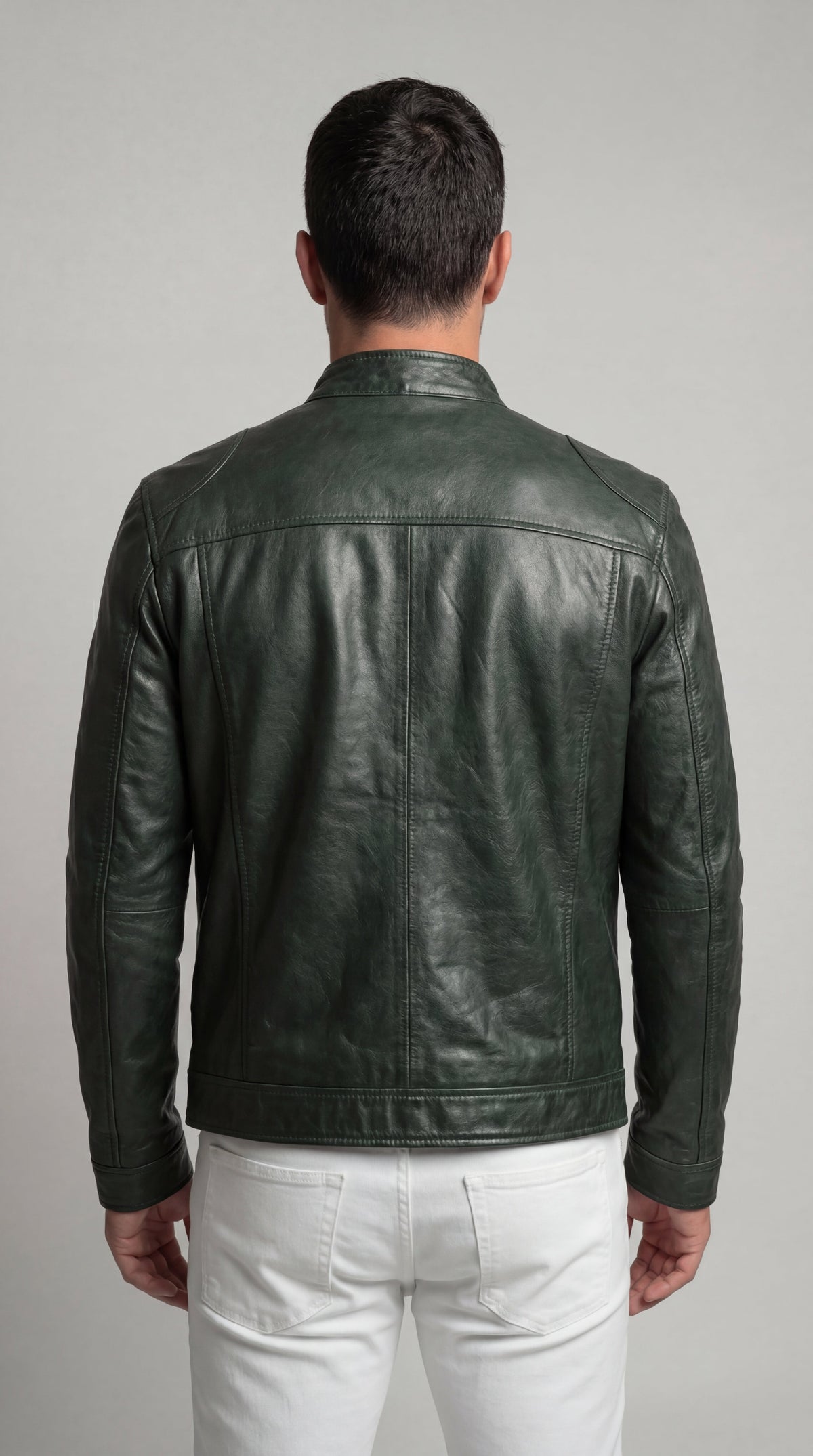 Herrenjacke Felix – Kunstleder elegant mit Futter