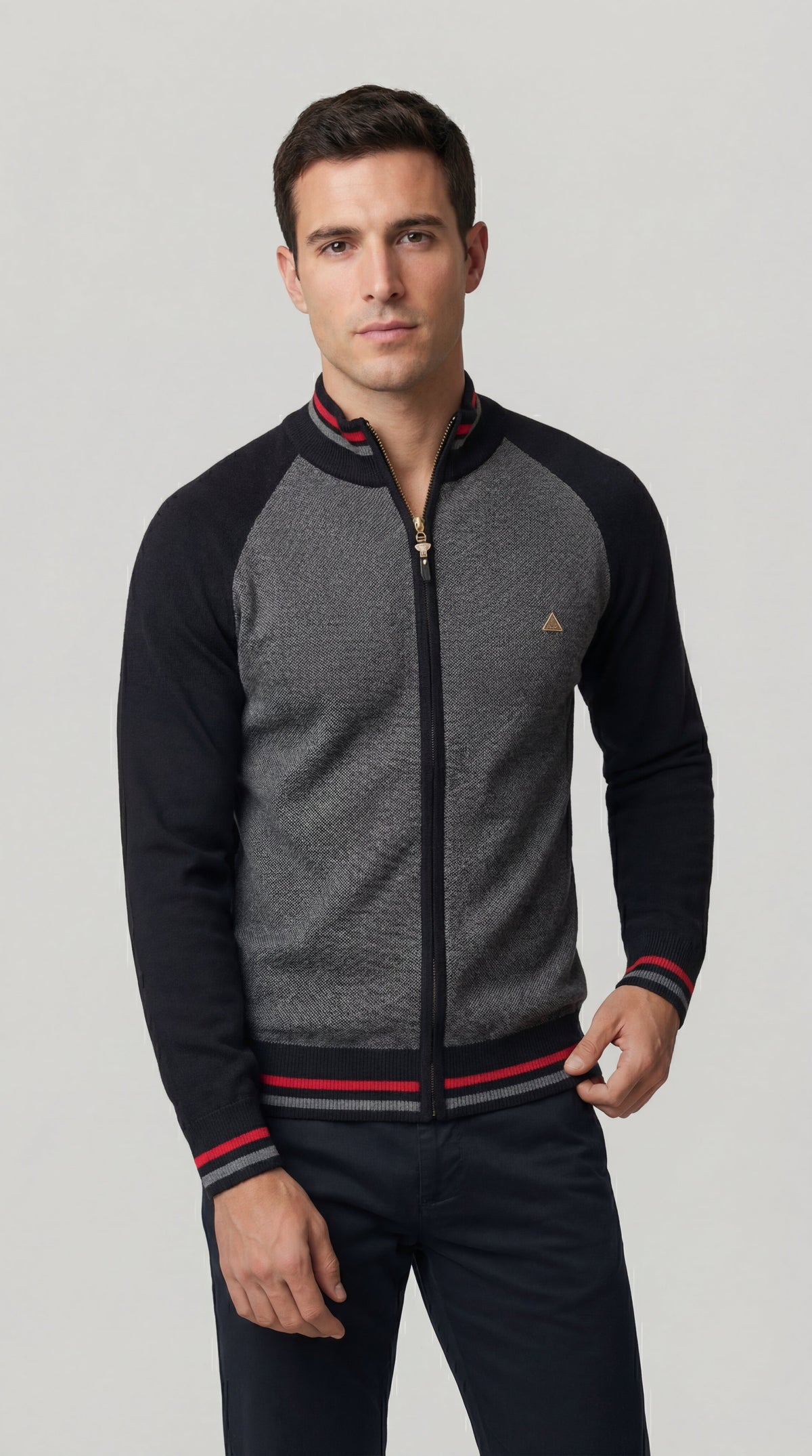 Herren Strickjacke Felix – Moderner Schnitt, Baumwolle