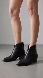 Damen Stiefelette Emma – Niedriger Absatz, veganes Leder