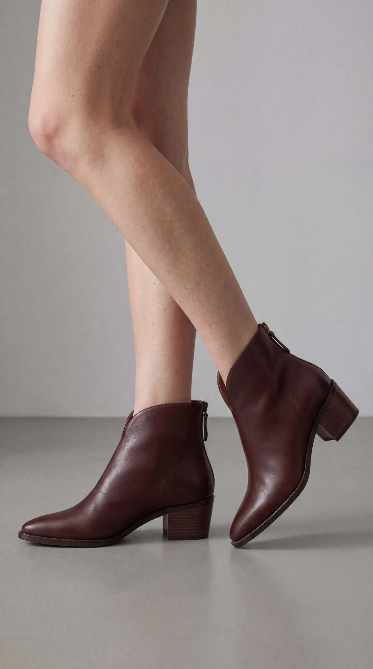 Damen Stiefelette Emma – Niedriger Absatz, veganes Leder