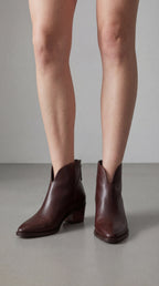 Damen Stiefelette Emma – Niedriger Absatz, veganes Leder