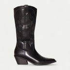 Damen Cowboystiefel Lina – Vintage-Look, spitze Ferse, hochwertig
