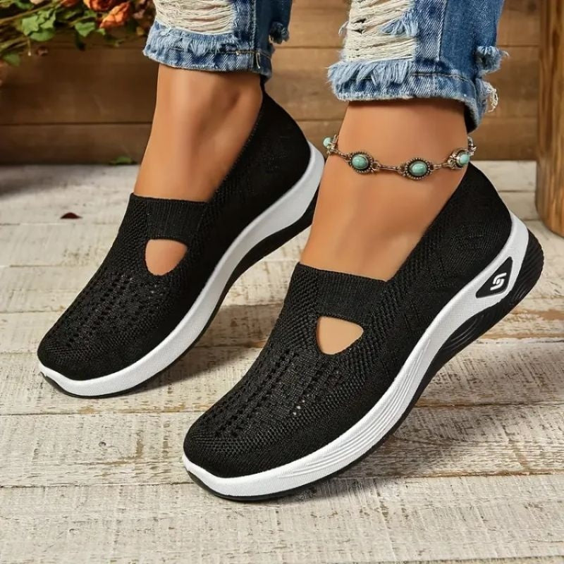 Damen Slipper Sophie – Atmungsaktive Mesh, gepolsterte Sohle