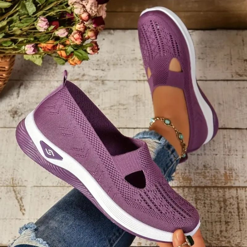 Damen Slipper Sophie – Atmungsaktive Mesh, gepolsterte Sohle