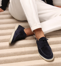 Herrenschuh Felix Wildleder-Schnürer – Leichte Sohle, Casual