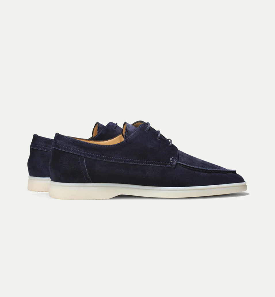 Herrenschuh Felix Wildleder-Schnürer – Leichte Sohle, Casual