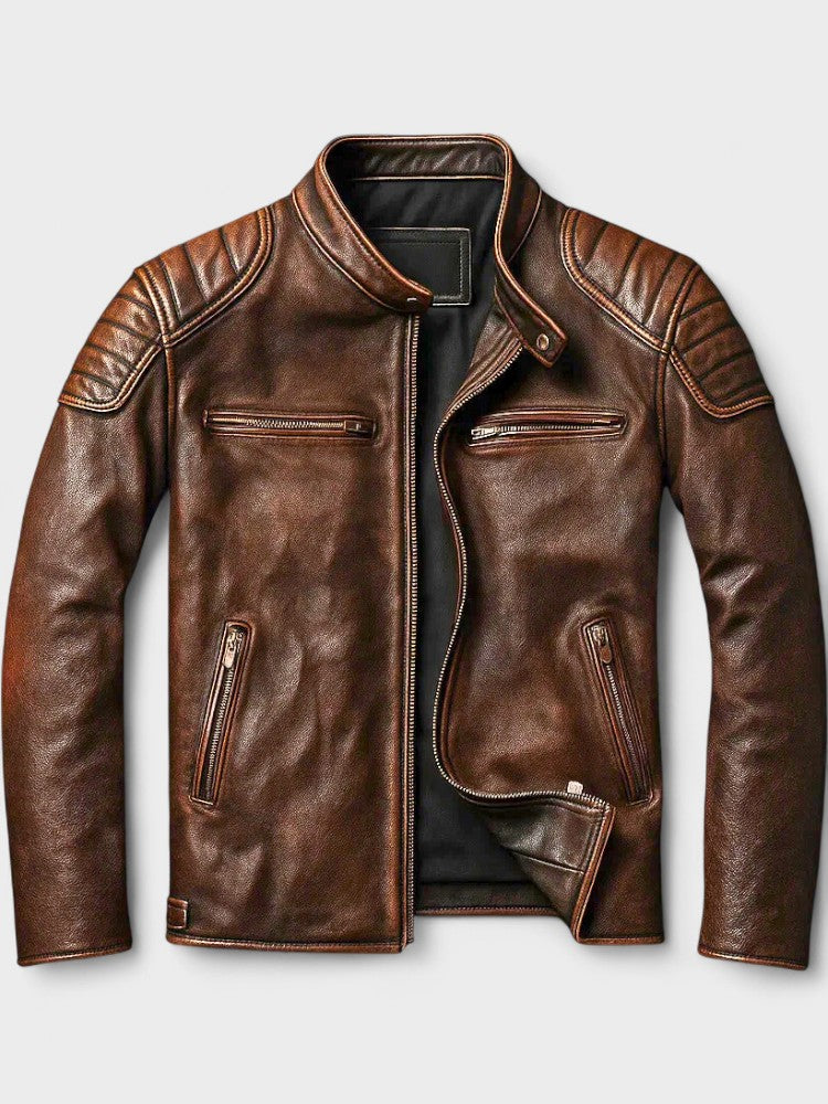 Herren Lederjacke Felix – Vintage Herbst, robust und zeitlos