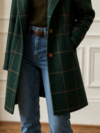 Damen Karomantel Emma – Klassisch, elegant, warm