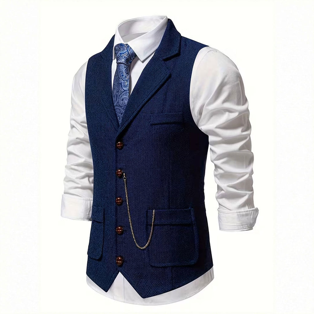 Herren Weste Felix – Stretch-Stoff, elegant, komfortabel