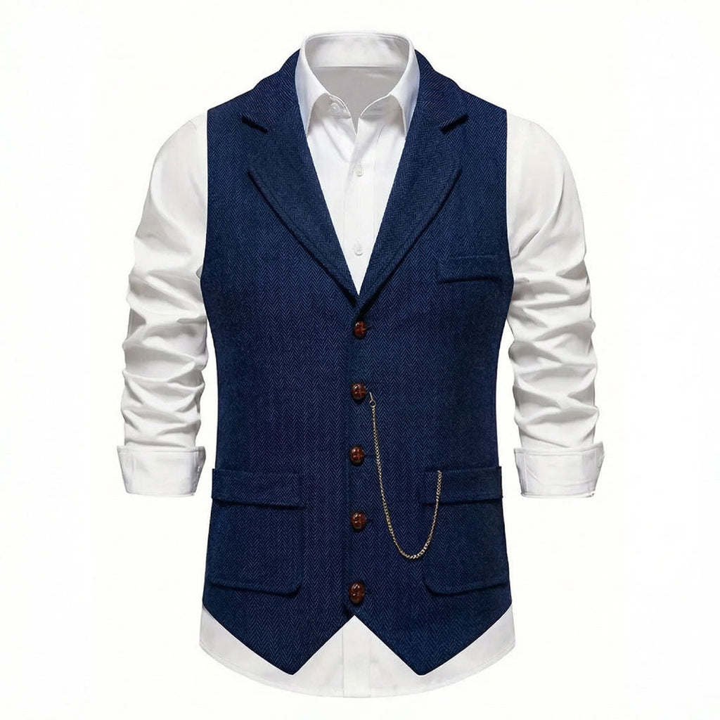 Herren Weste Felix – Stretch-Stoff, elegant, komfortabel