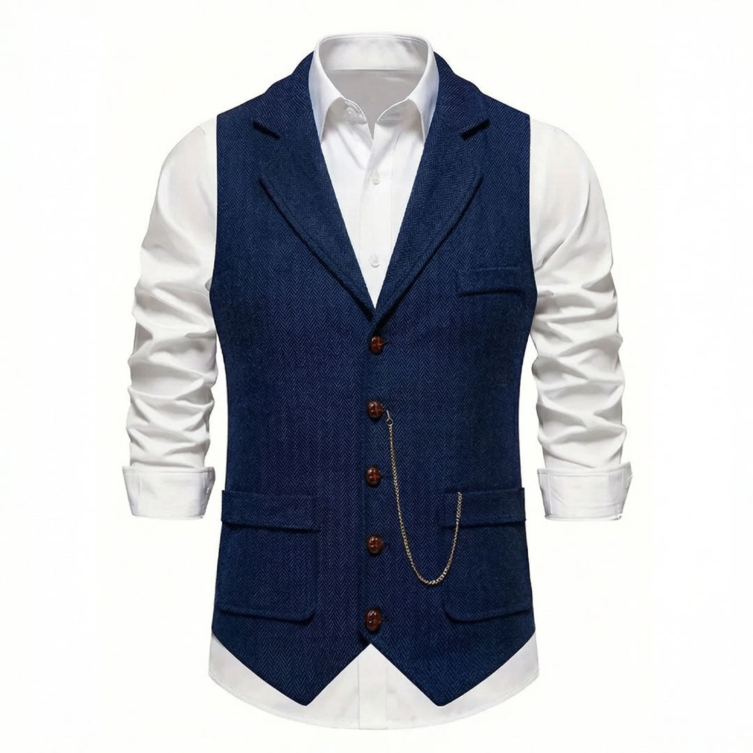 Herren Weste Felix – Stretch-Stoff, elegant, komfortabel
