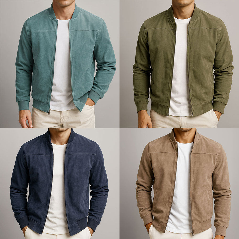 Herrenjacke Felix – Veloursleder urbaner Stil elegant