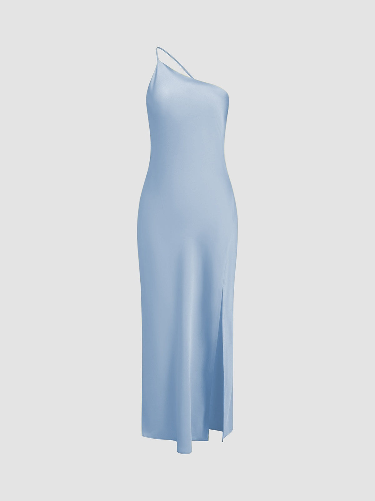 Damen Satin Abendkleid lang Emma – Offener Rücken, eleganter Schnitt