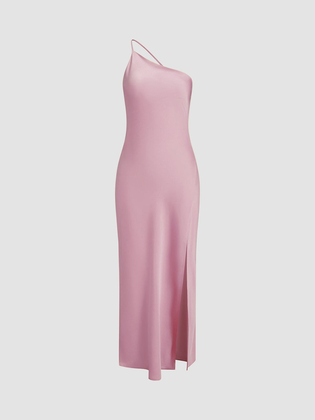 Damen Satin Abendkleid lang Emma – Offener Rücken, eleganter Schnitt
