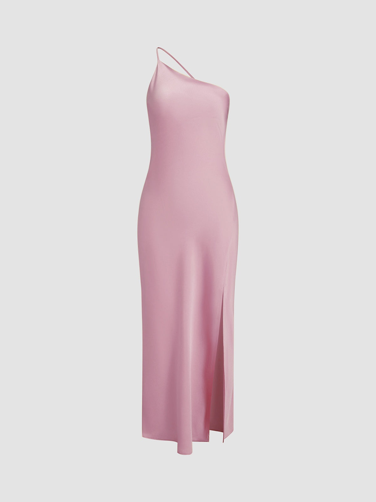 Damen Satin Abendkleid lang Emma – Offener Rücken, eleganter Schnitt