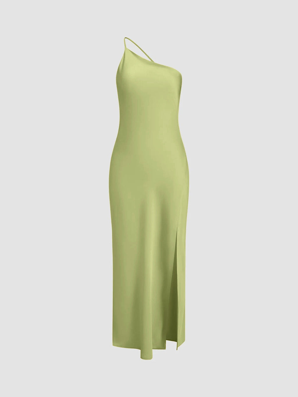 Damen Satin Abendkleid lang Emma – Offener Rücken, eleganter Schnitt