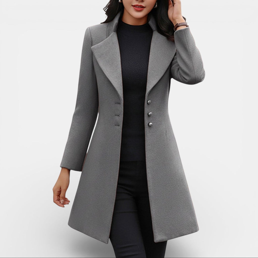 Damen Mantel Emma – Tailliert elegant, klassisch zeitlos