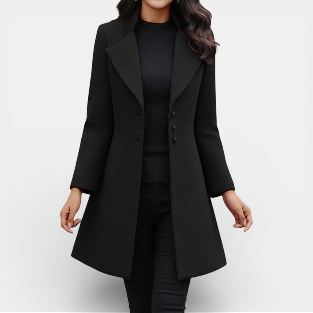 Damen Mantel Emma – Tailliert elegant, klassisch zeitlos
