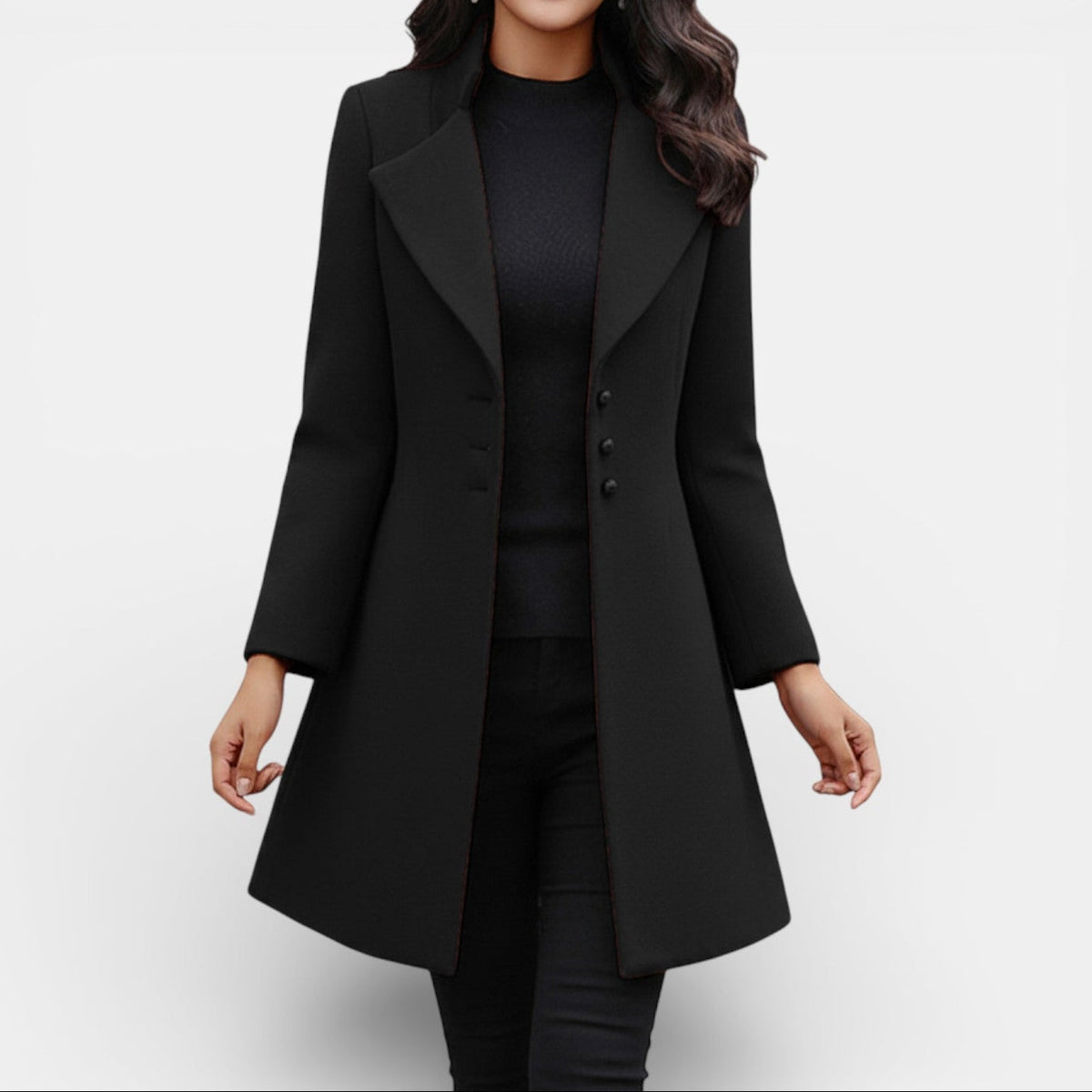 Damen Mantel Emma – Tailliert elegant, klassisch zeitlos