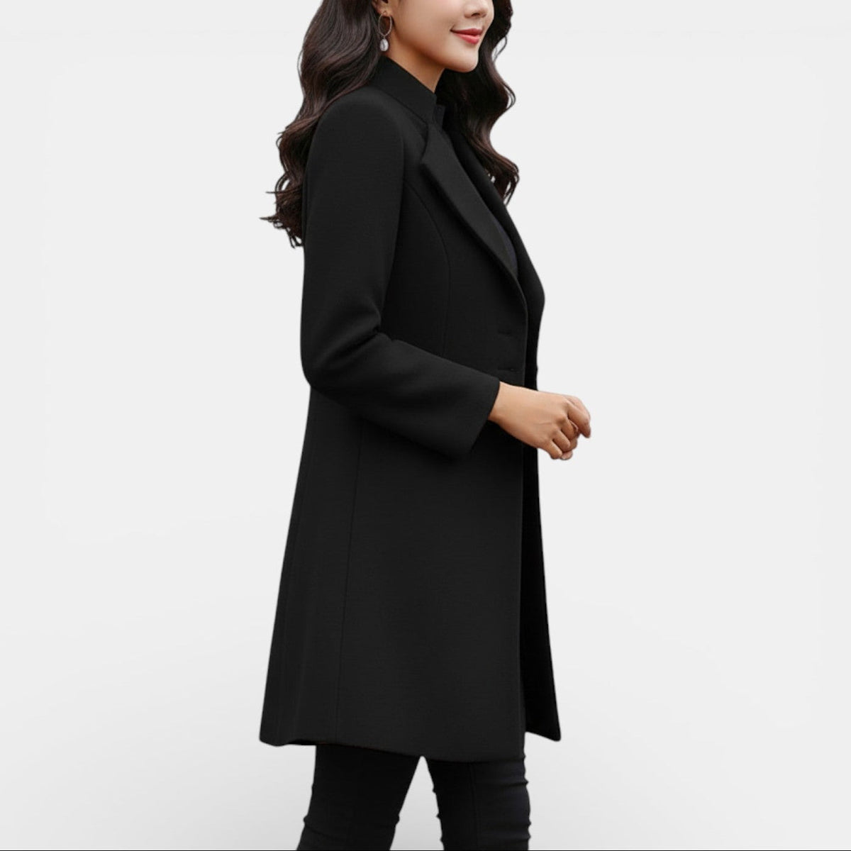 Damen Mantel Emma – Tailliert elegant, klassisch zeitlos