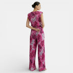 Damen Hosenanzug Greta – Ärmellos mit Plissee Wide Leg