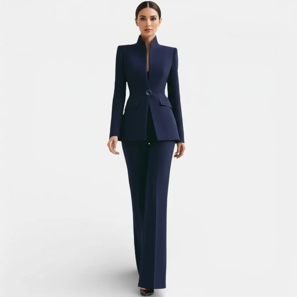 Damen Anzug Sophie – Elegantes Jackett mit Hose, Einreiher