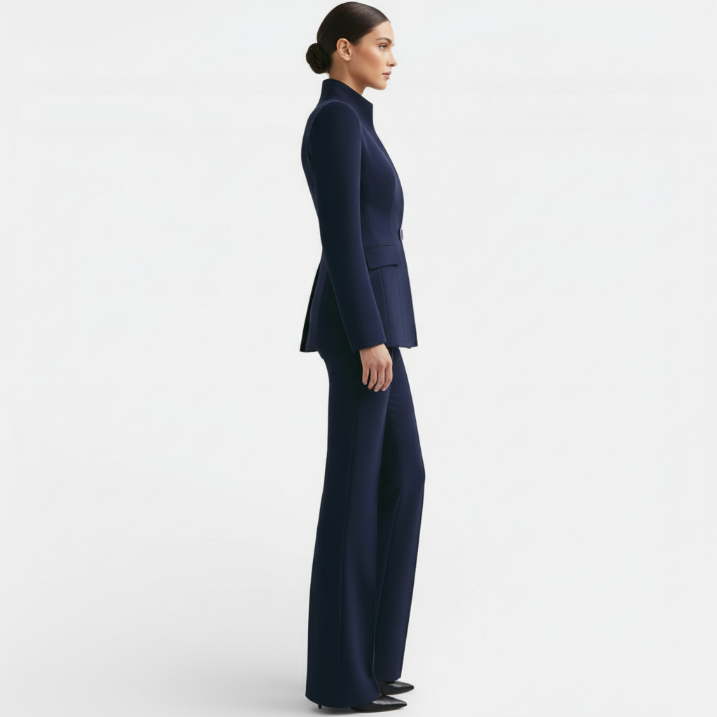 Damen Anzug Sophie – Elegantes Jackett mit Hose, Einreiher