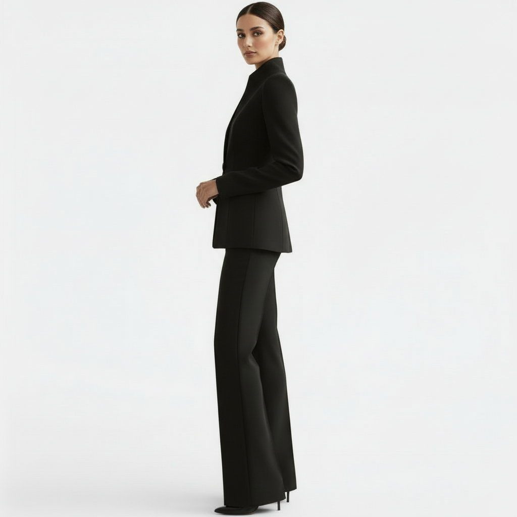 Damen Anzug Sophie – Elegantes Jackett mit Hose, Einreiher