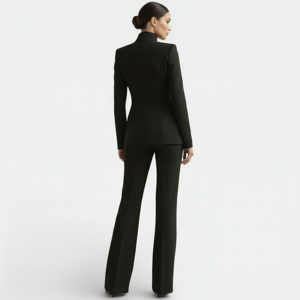 Damen Anzug Sophie – Elegantes Jackett mit Hose, Einreiher