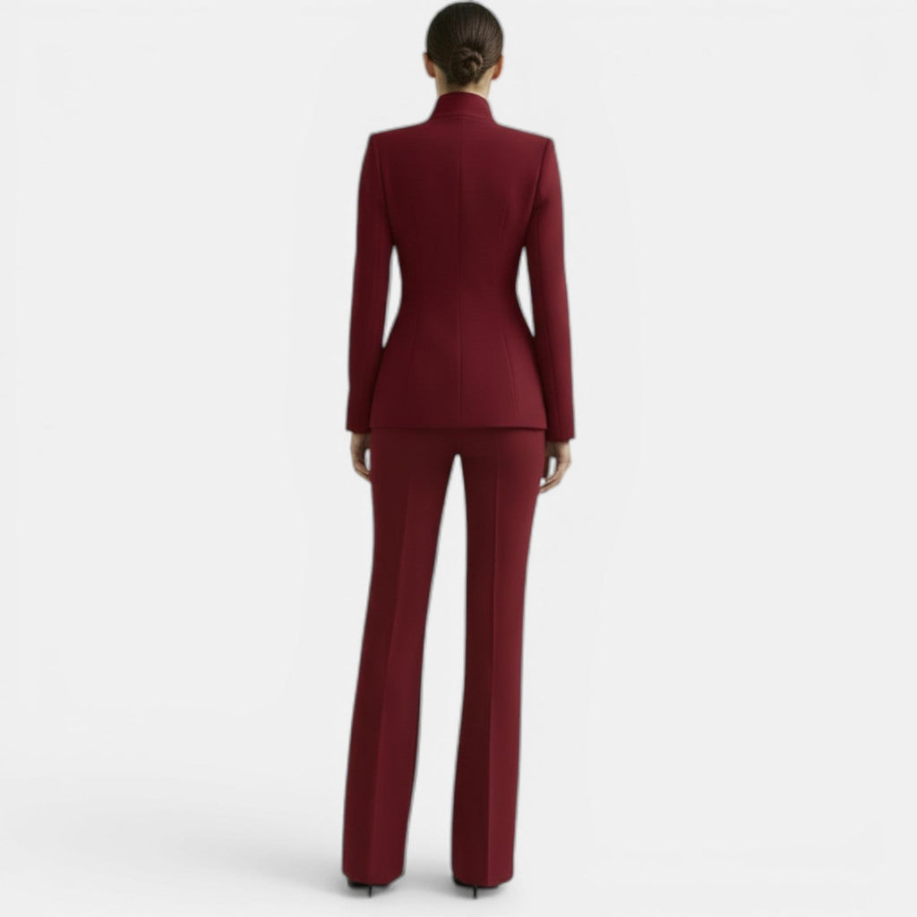 Damen Anzug Sophie – Elegantes Jackett mit Hose, Einreiher