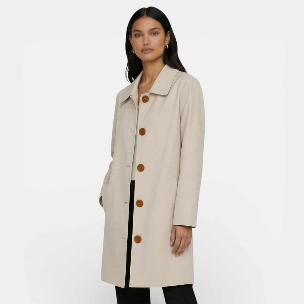 Damen Trenchcoat Lena – Midi Übergangsjacke elegant