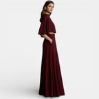 Damen Ensemble Emma – Minimalistische Eleganz, Terrakotta