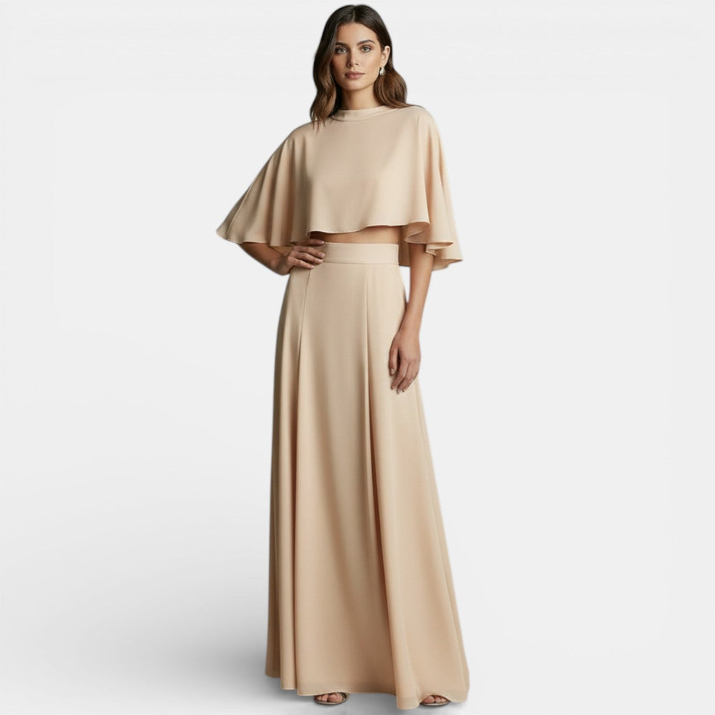 Damen Ensemble Emma – Minimalistische Eleganz, Terrakotta