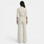 Damen Anzug Emma – Casual Elegant, 3/4-Ärmel, Komfort