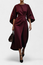 Damen Kleid Lena – Laternenärmel, tailliert