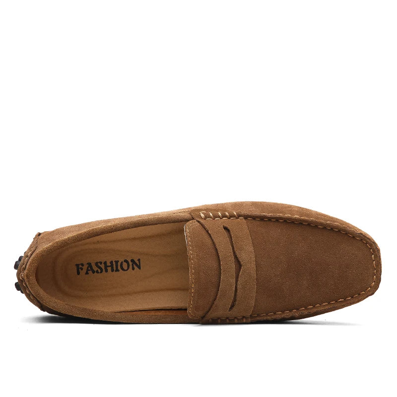 Herren Mokassin Felix – Veloursleder, klassisch, elegant